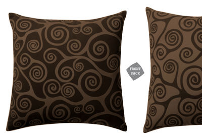 Emu Soft Ware Spirale Cushion - Outdoor use - 55x55 cm. Brown,Black