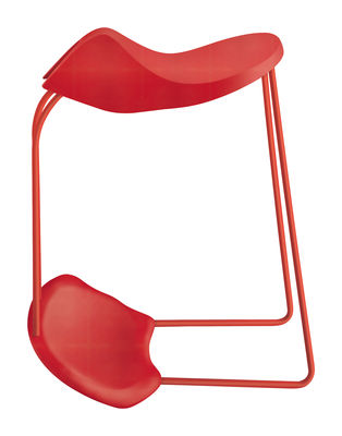 Alias Dinamica Stool - H 60 cm. Red