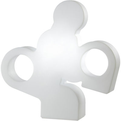 Slide There Table lamp - Sculpture lamp. White