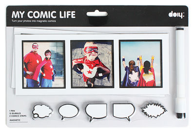 Doiy My Comic Life Photo frame - Magnetic - Set of6. White,Black