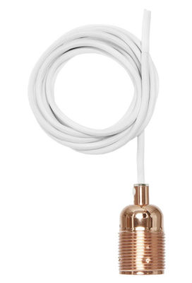 Frama - Pop Corn Frama Kit Pendant - Set cable + lamp socket E27. Copper