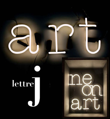 Seletti Neon Art Wall light - Letter J. White