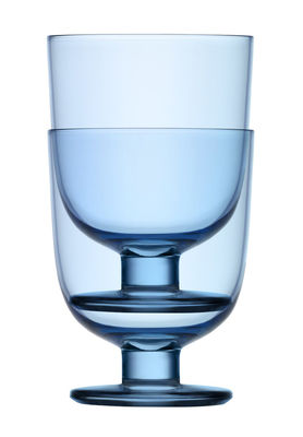 Iittala Lempi Glass - Set of 2 - 34 cl. Light blue