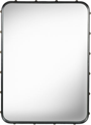 Gubi - Adnet Adnet Mirror - Rectangular - 70 x 48 cm. Black
