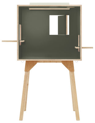 Ichiro Koloro Desk - L 73 cm. Dark green,Light wood