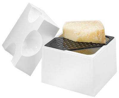 Koziol Piece of cheese Grater. Opaque white