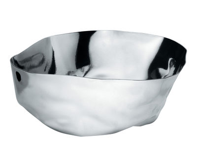 Alessi Enriqueta Salade bowl - Salad bowl. Glossy metal