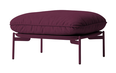 And Tradition Cloud LN4 Pouf. Burgundy