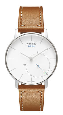 Withings Activité Connected watch - / Bluetooth - Leather. Silver