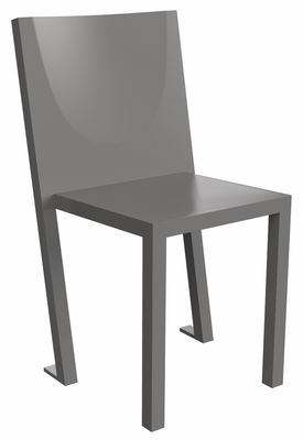 TOG Diki Lessi Stackable chair - Plastic. Steel-grey