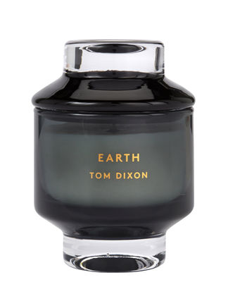 Tom Dixon Scent Earth Perfumed candle. Black