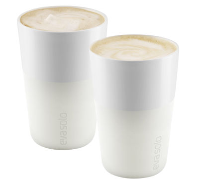 Eva Solo Cafe Latte Mug - Set of 2 - 360 ml. White,Ivory white