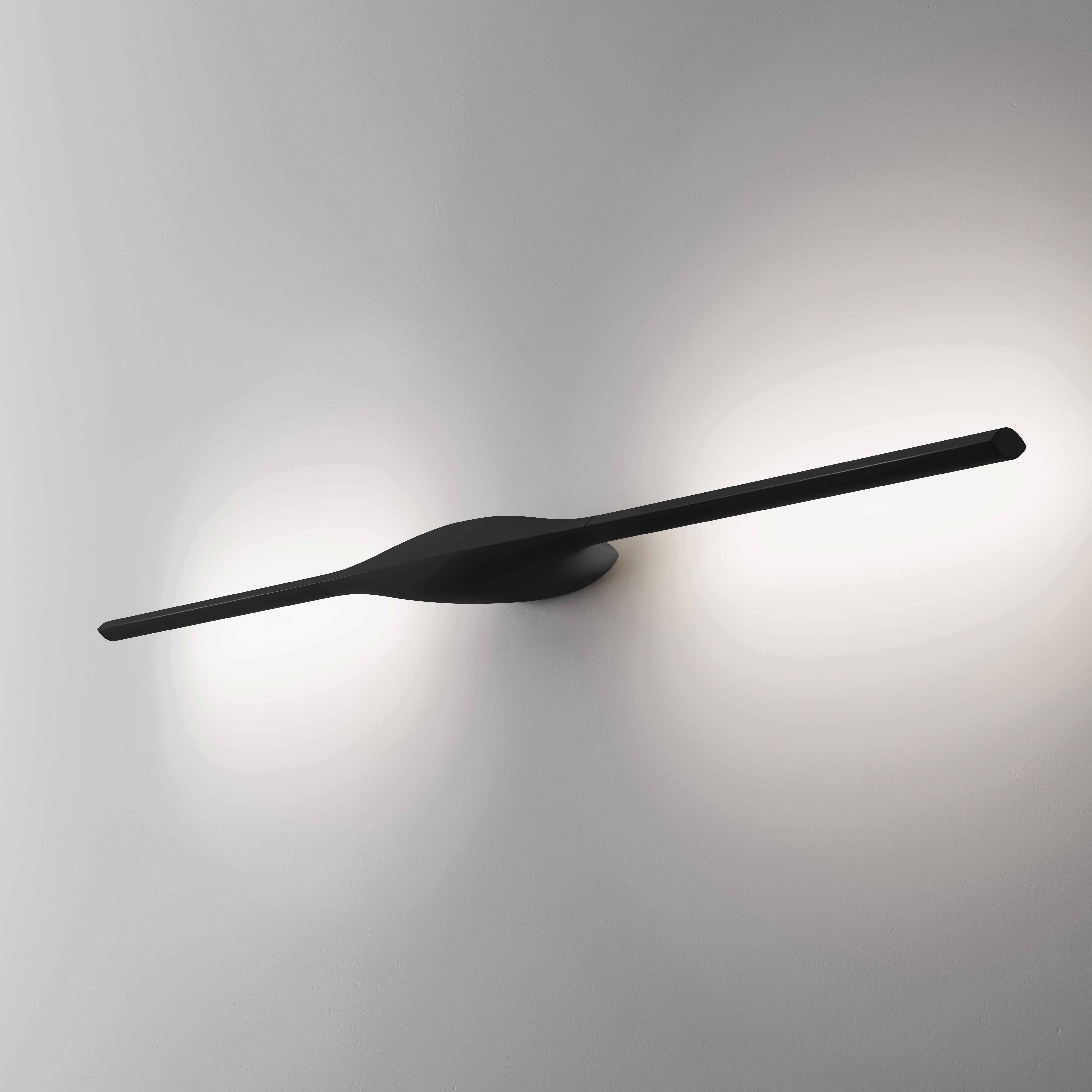 Fontana Arte Apex Wall Light Black Made In Design UK