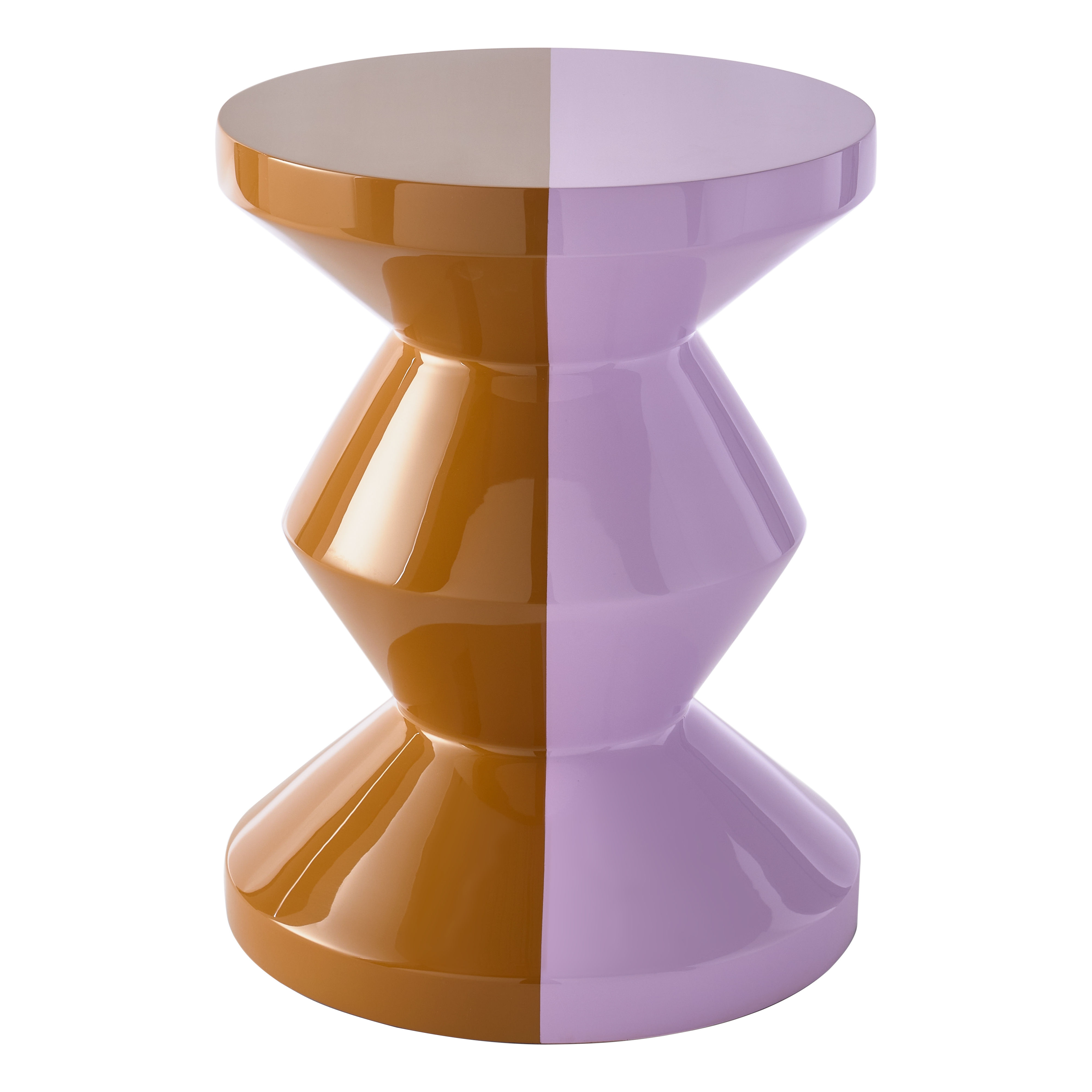 Pols Potten Zig Zag By Carice Van Houten Stool Purple Made In Design UK