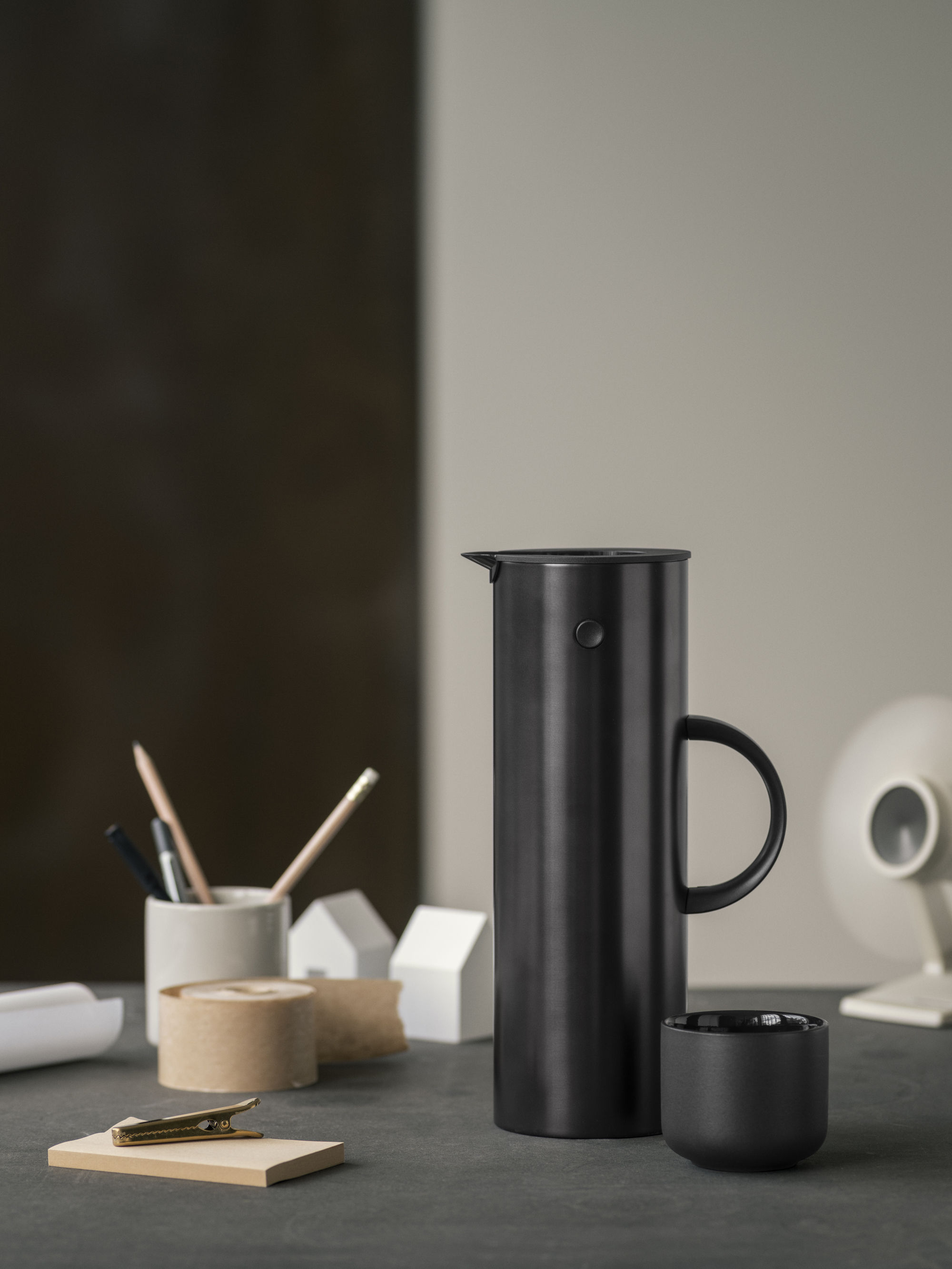 Pichet Isotherme Classic Stelton Bleu Made In Design