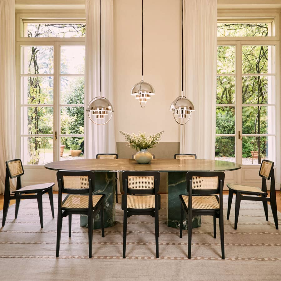 Table ovale Epic Gubi - Style tradi chic