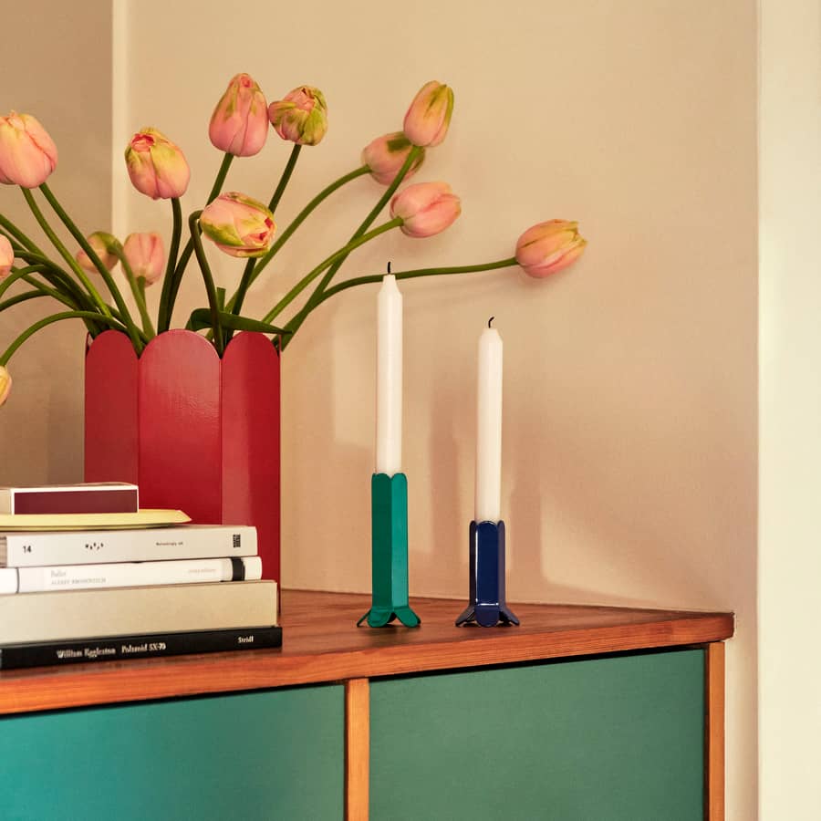 Vase et bougeoirs Hay - Design scandinave