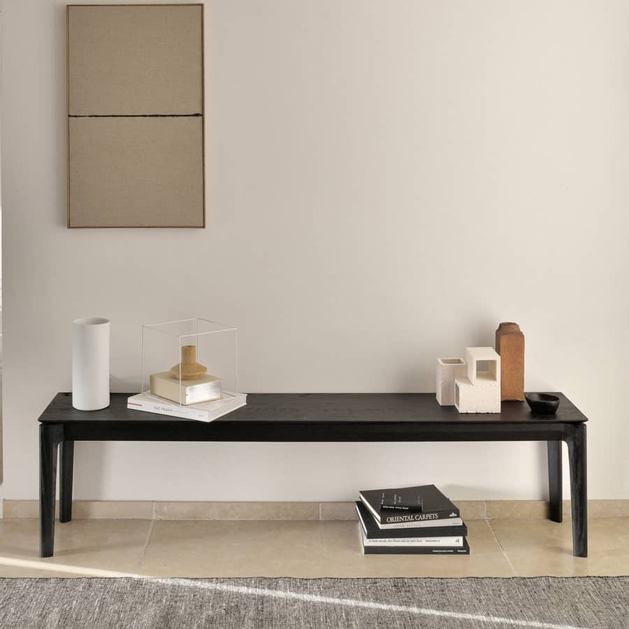 Banc Bok Ethnicraft - idée déco couloir long et étroit