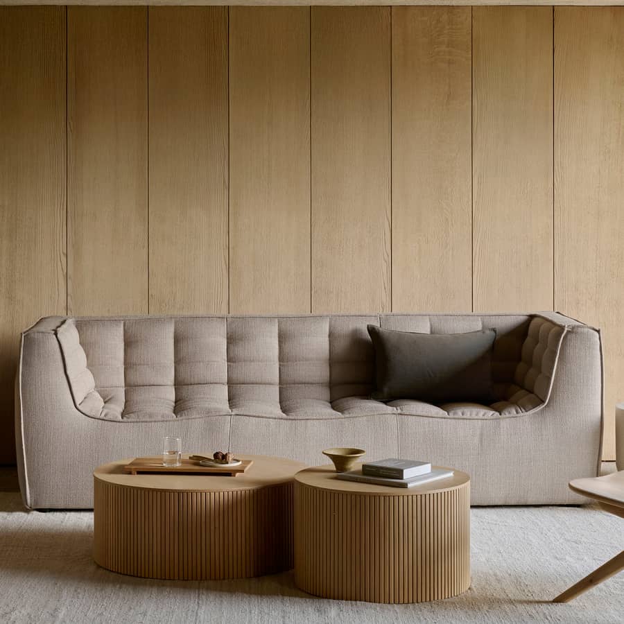 Canapé 2 places N701 tissu Ethnicraft - nouvelle collection ethnicraft