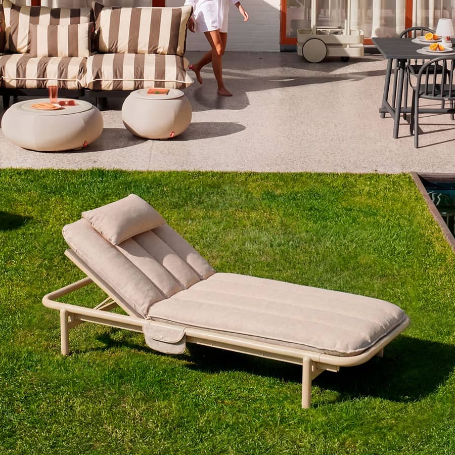 Transat inclinable Sunbun Fatboy - décoration maison de vacances