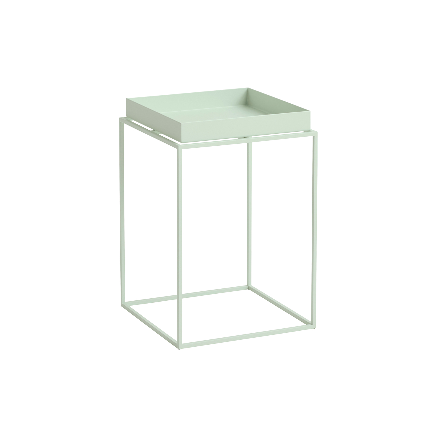 Hay - Table d'appoint Tray - Vert - Acier thermolaqué - Designer Hay Studio