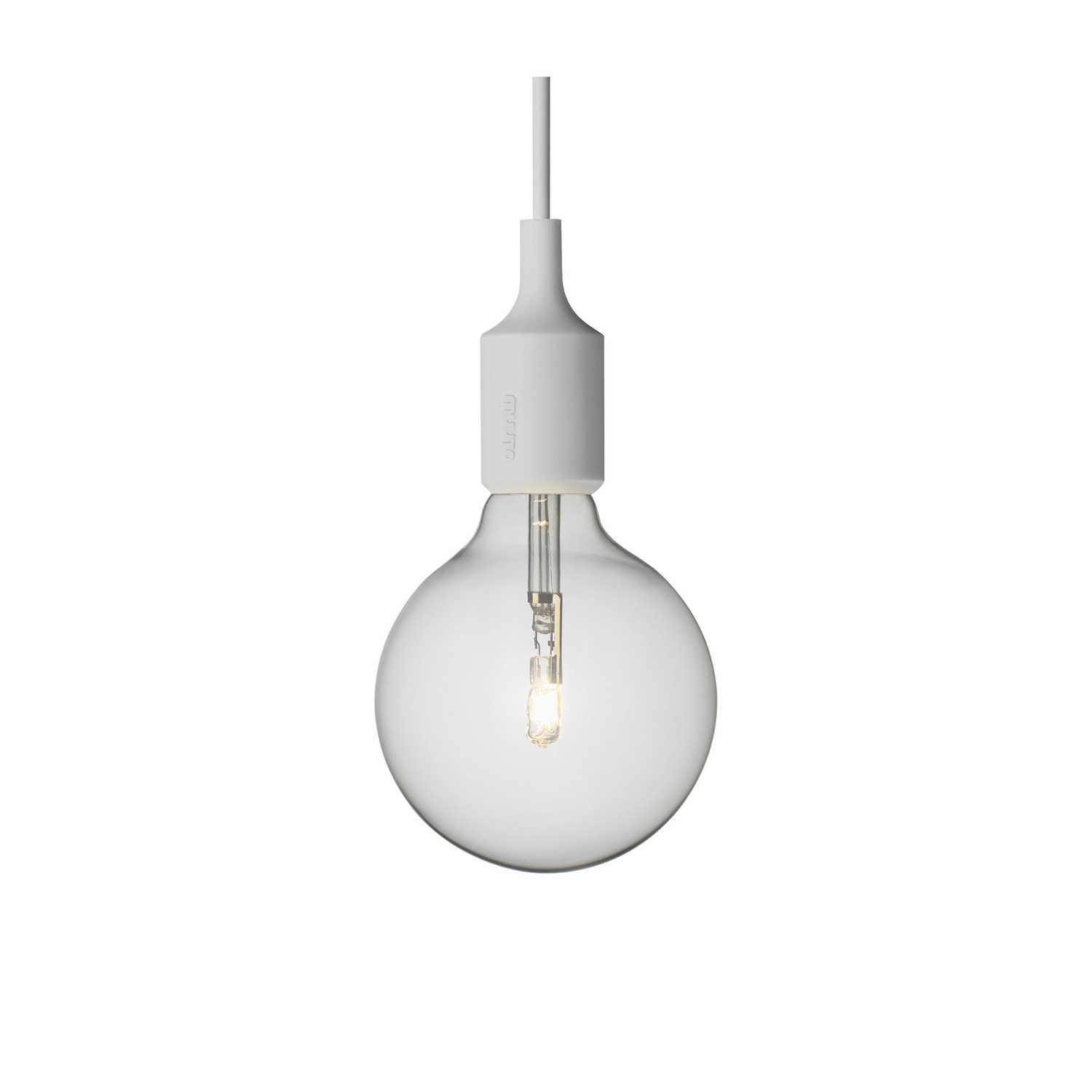 Muuto - Pendant E27 - Grey - Silicone - Designer Taf Architects