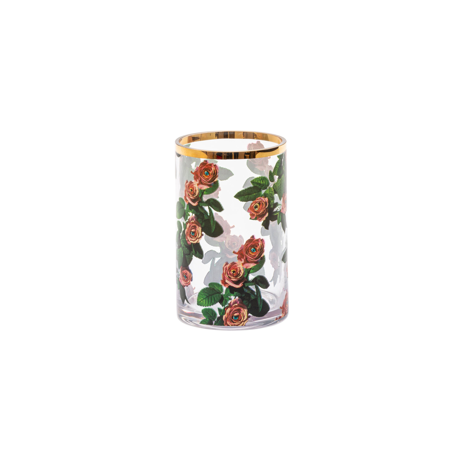 Seletti Gold - Vase Toilet Paper - Multicoloured - Real - Designer Maurizio Cattelan