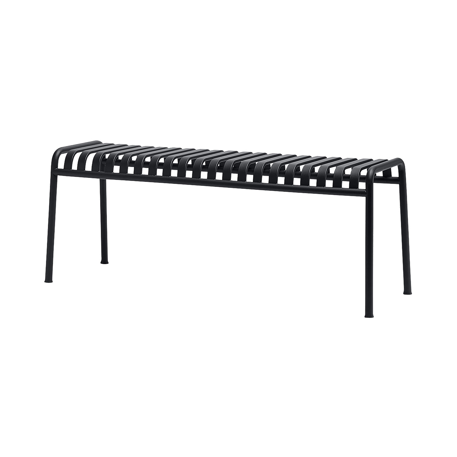 Hay - Banc Palissade - Noir - Acier laqué époxy - Designer Ronan & Erwan Bouroullec