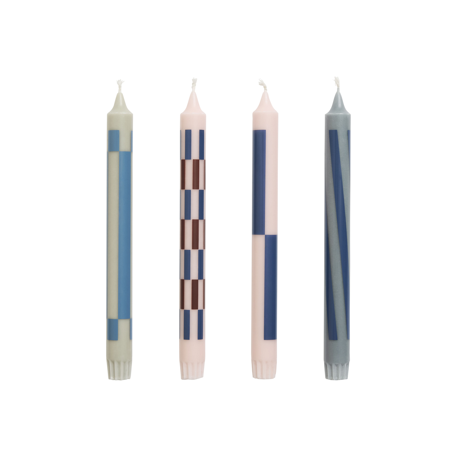 Hay - Set Of 4 - Multicoloured - Vegetable Stearin