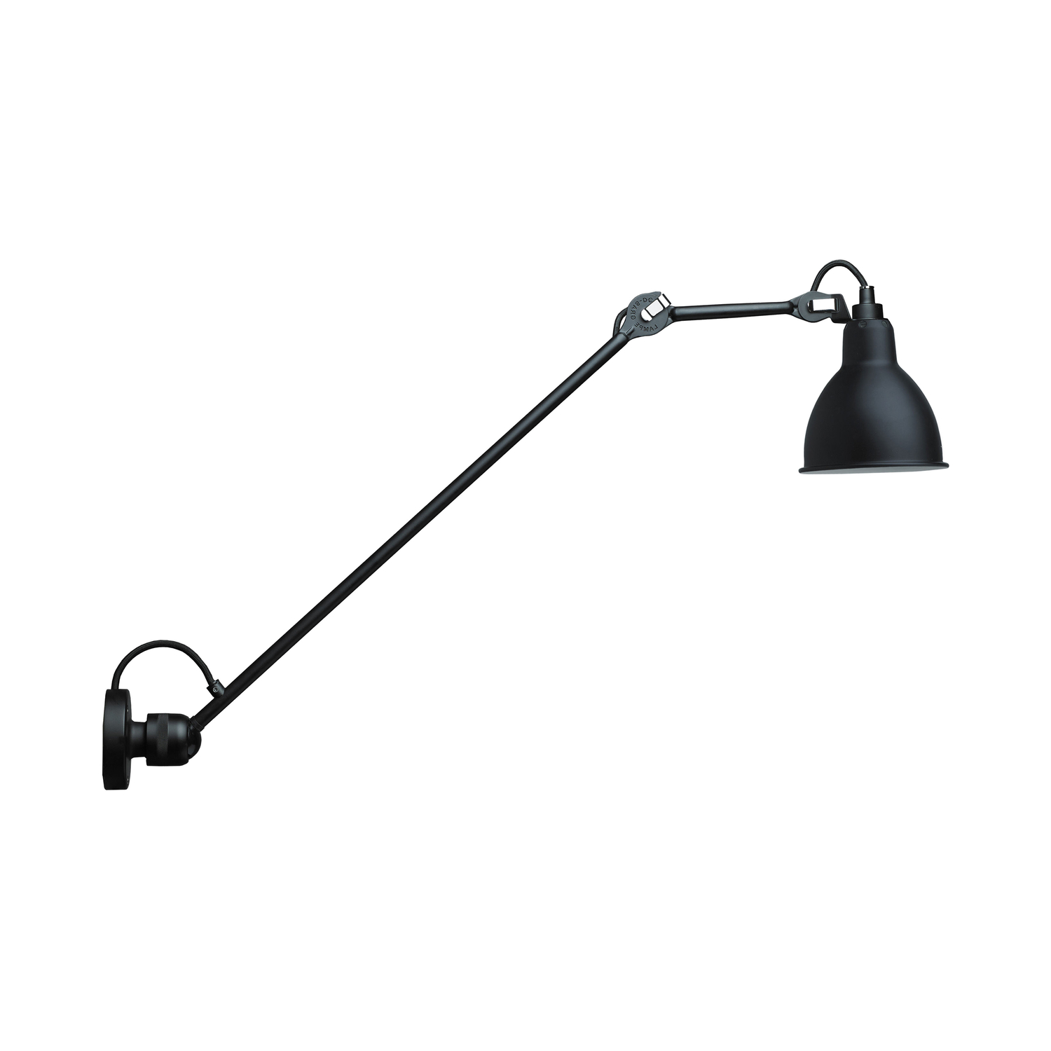 Dcw Éditions Light/Black - Wall Lampes Gras - Steel - Designer Bernard-Albin Gras