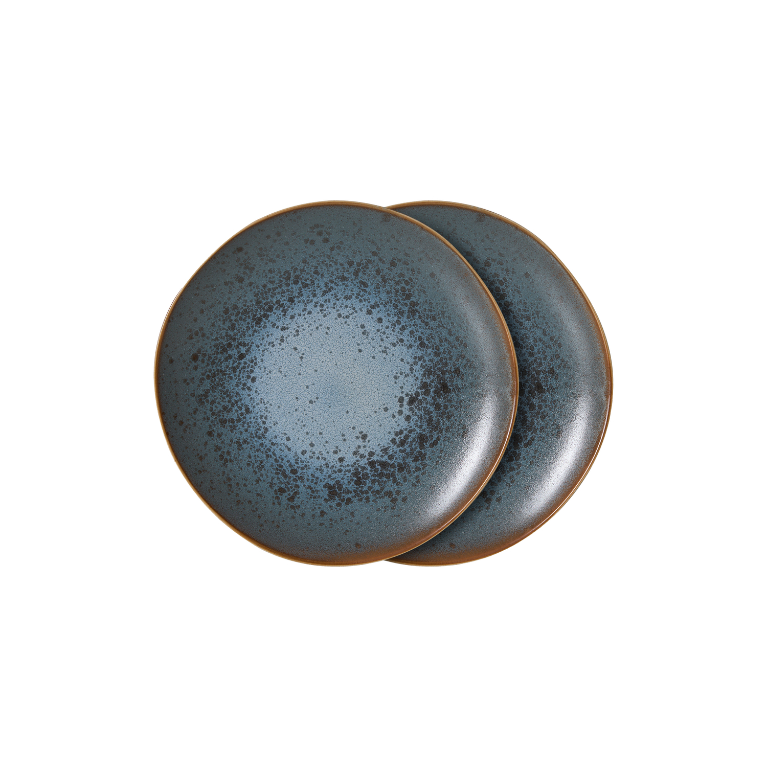 HK LIVING - Assiette à dessert 70s ceramics - Bleu - Grès émaillé HK LIVING - Assiette à dessert 70s ceramics - Bleu - Grès émaillé