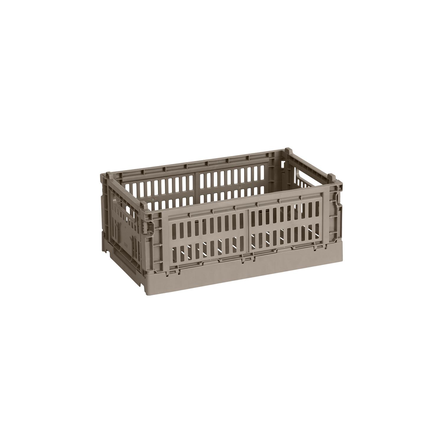 Hay Grey - Basket Colour Crate - Recycled Polypropylene - Designer Studio