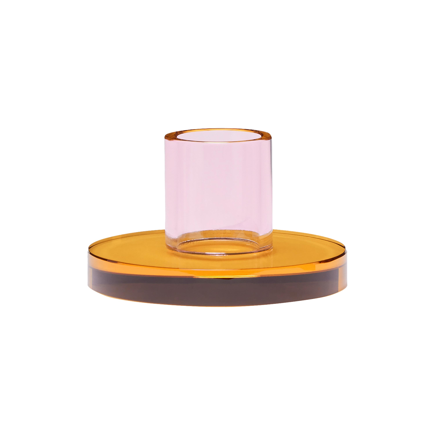 Hübsch Orange - Candle Stick Astro - Cristal