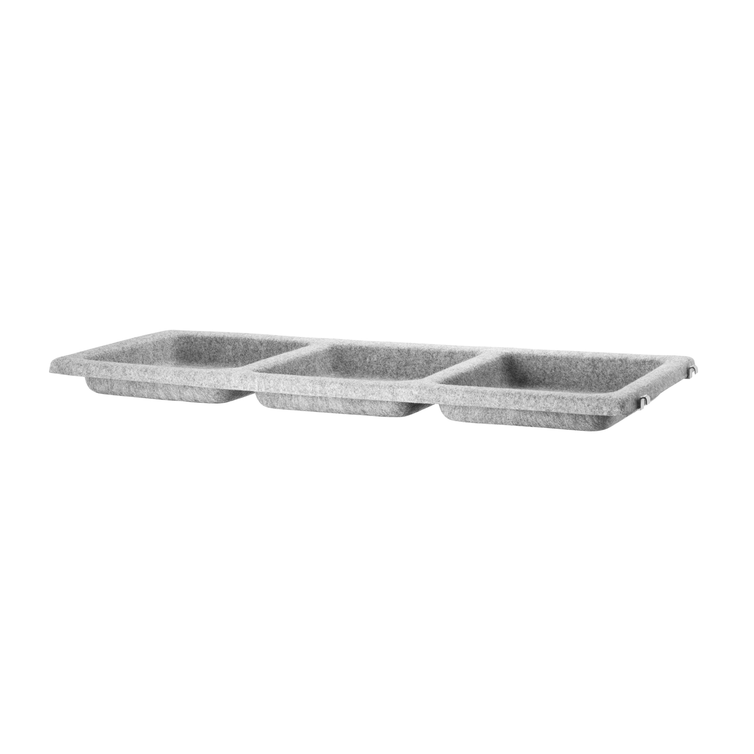 String Furniture - Shelving unit with compartments String System - Grey - Powder coated steel - Designer Nils Strinning