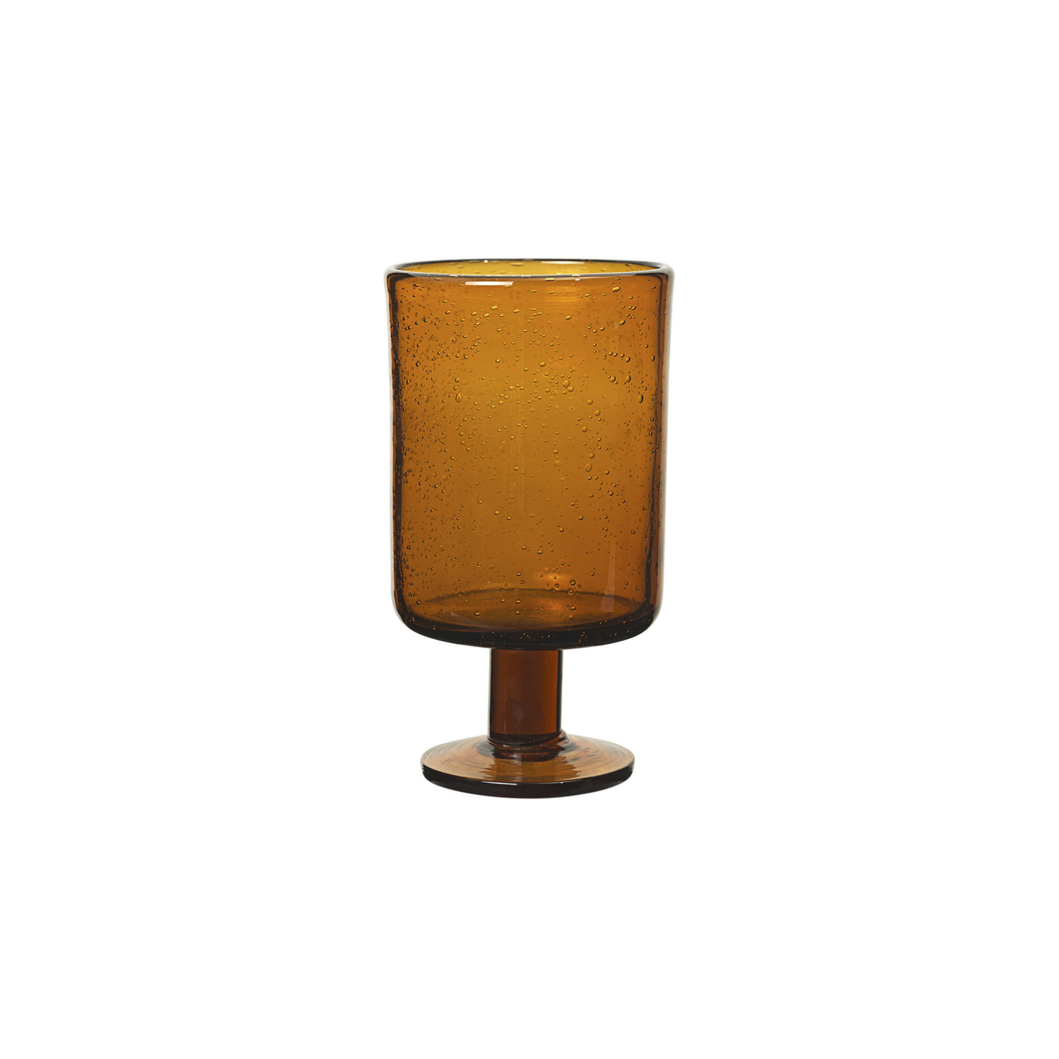 Ferm Living Orange - Wine Glass Oli - Mouth Blown Glass