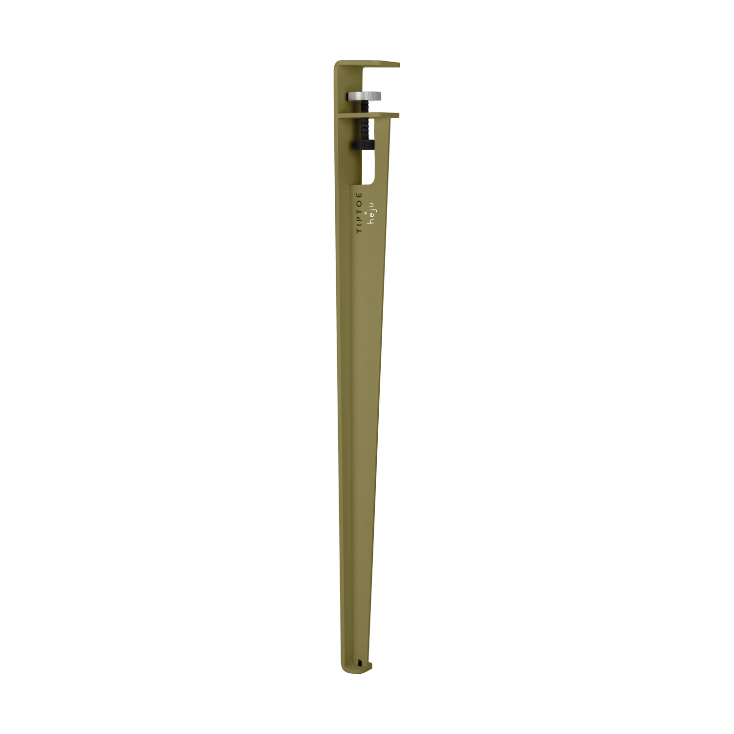 Tiptoe Green - Base, Legs Pieds & Plateaux - Powder Coated Steel - Designer Matthieu Bourgeaux