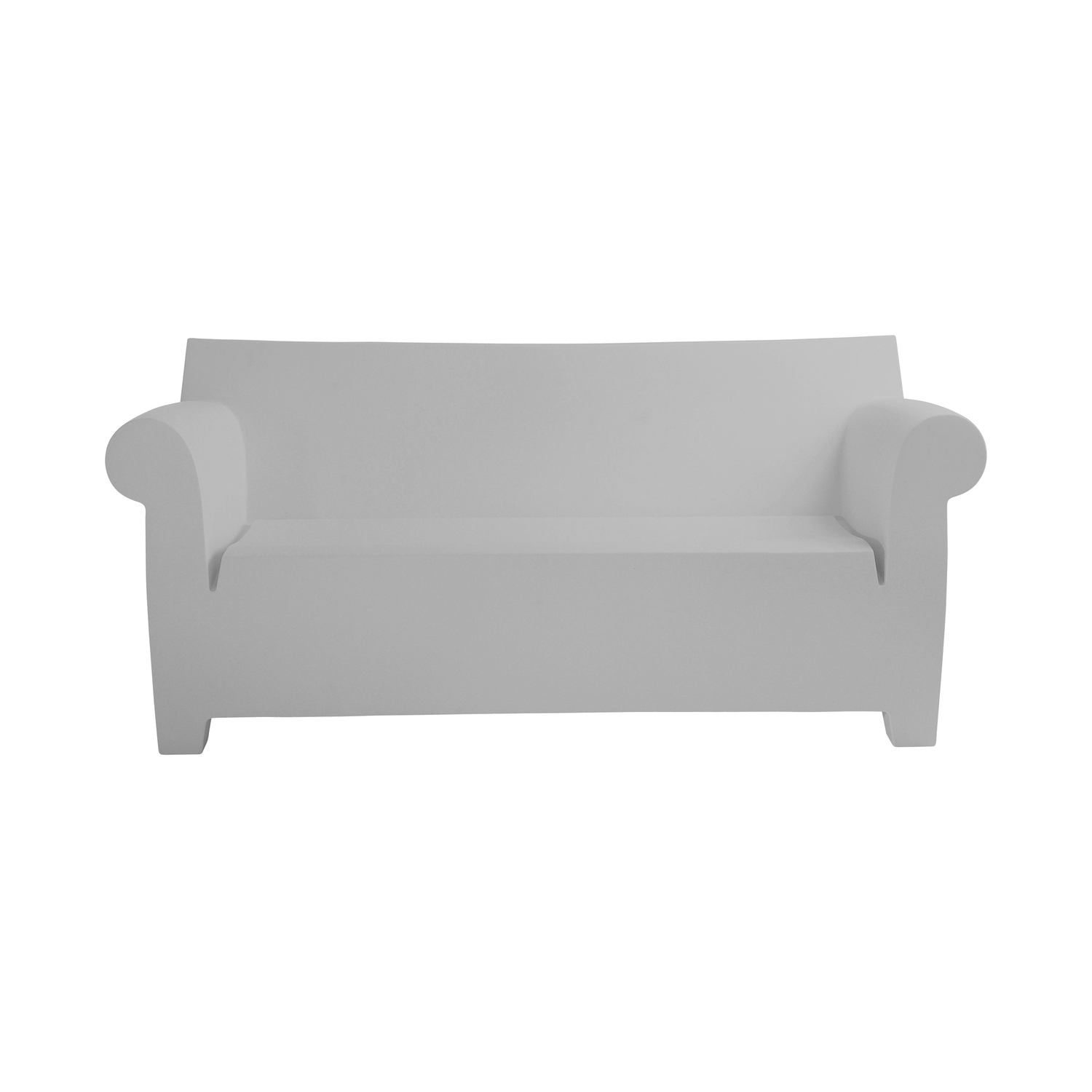 Kartell - Canapé de jardin 2 places Bubble Club - Gris - Polypropylène - Designer Philippe Starck