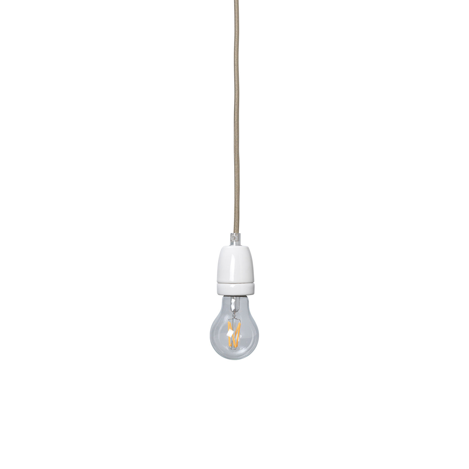 Ferm Living White - Electrical System For Suspension Lampes Rotin - China