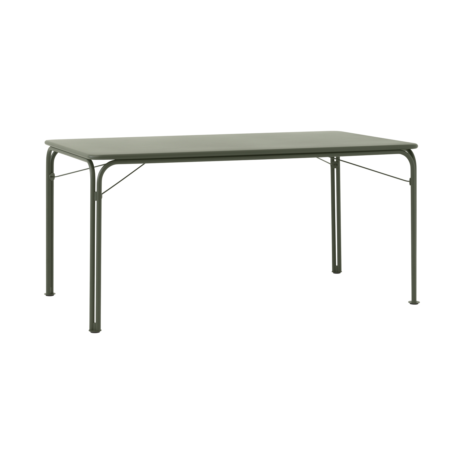 Tradition Green &Tradition - Rectangular Table Thorvald - Powder Coated Steel - Designer Space Copenhagen