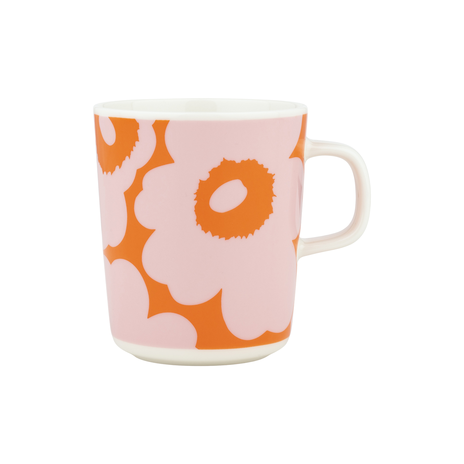 Marimekko Pink - Mug Unikko - Sandstone - Designer Maija Isola