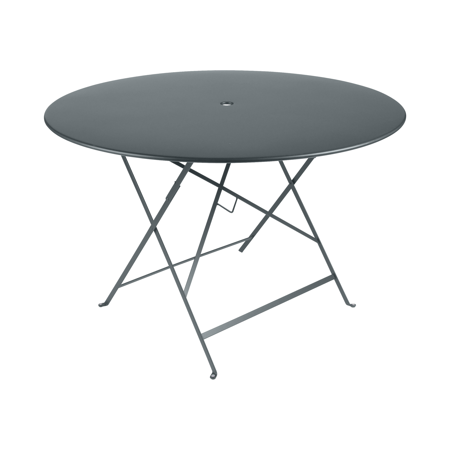 Fermob Grey - Round Table Bistro - Painted Steel