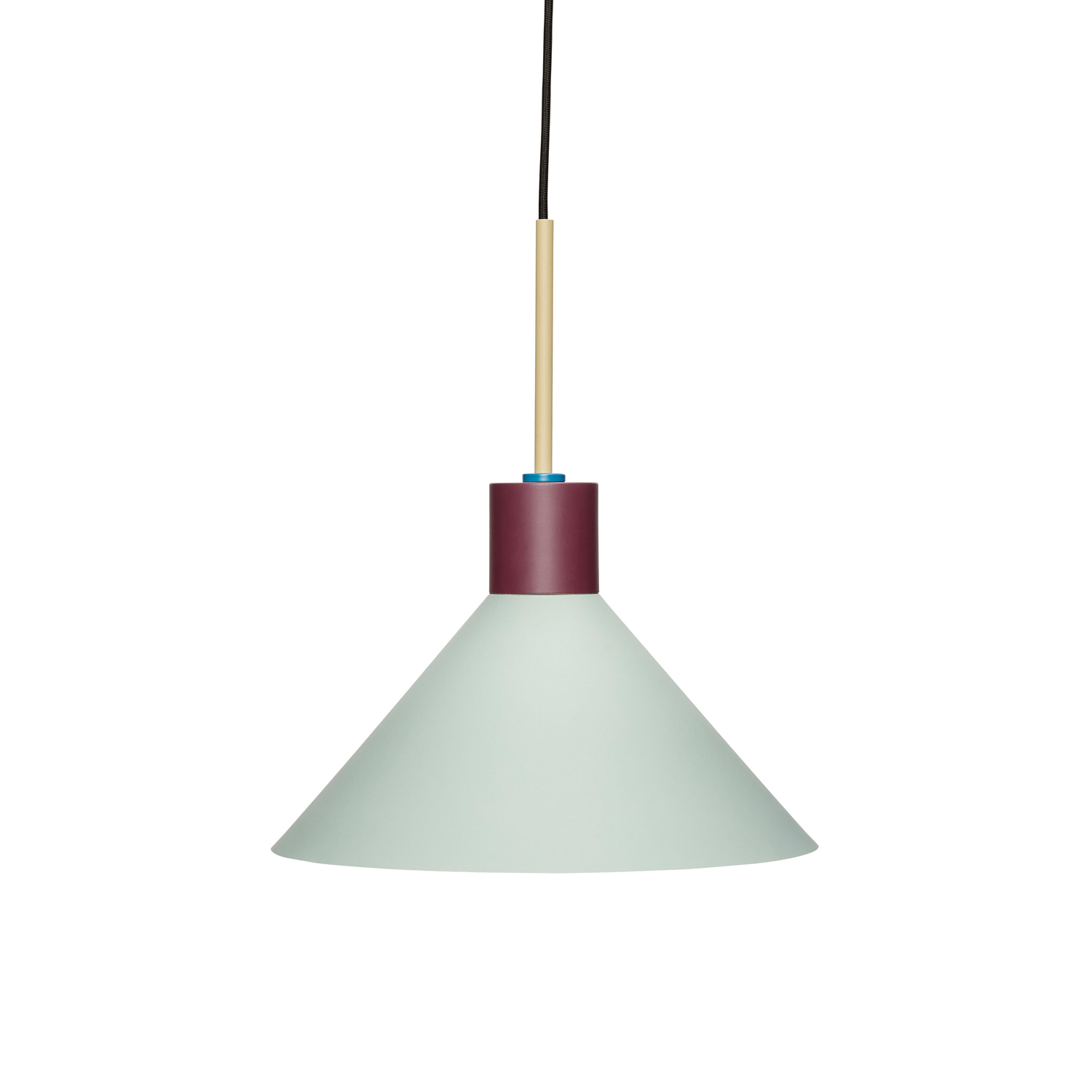 Hübsch Blue - Pendant Crayon - Lacquered Iron