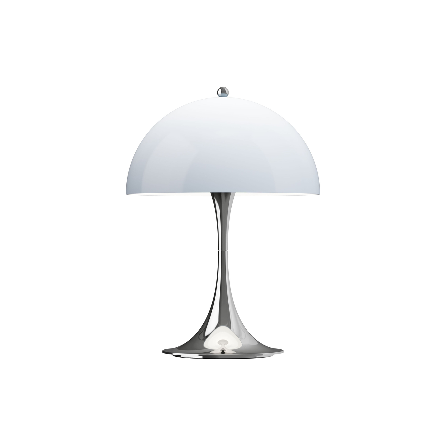 Louis Poulsen Grey - Wireless Rechargeable Lamp Panthella - Opal Acrylique - Designer Verner Panton