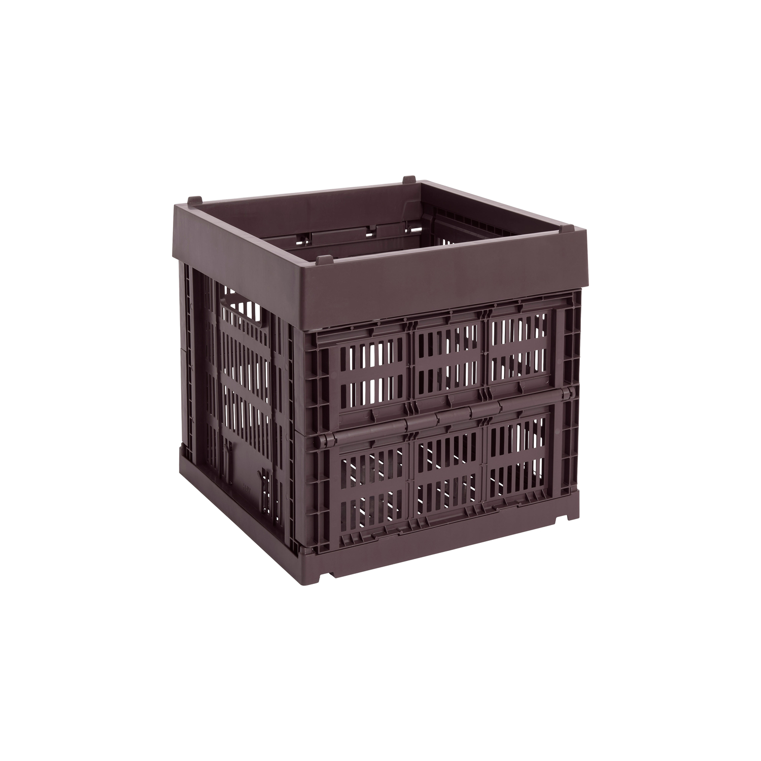 Hay Red - Basket Colour Crate - Recycled Polypropylene - Designer Studio