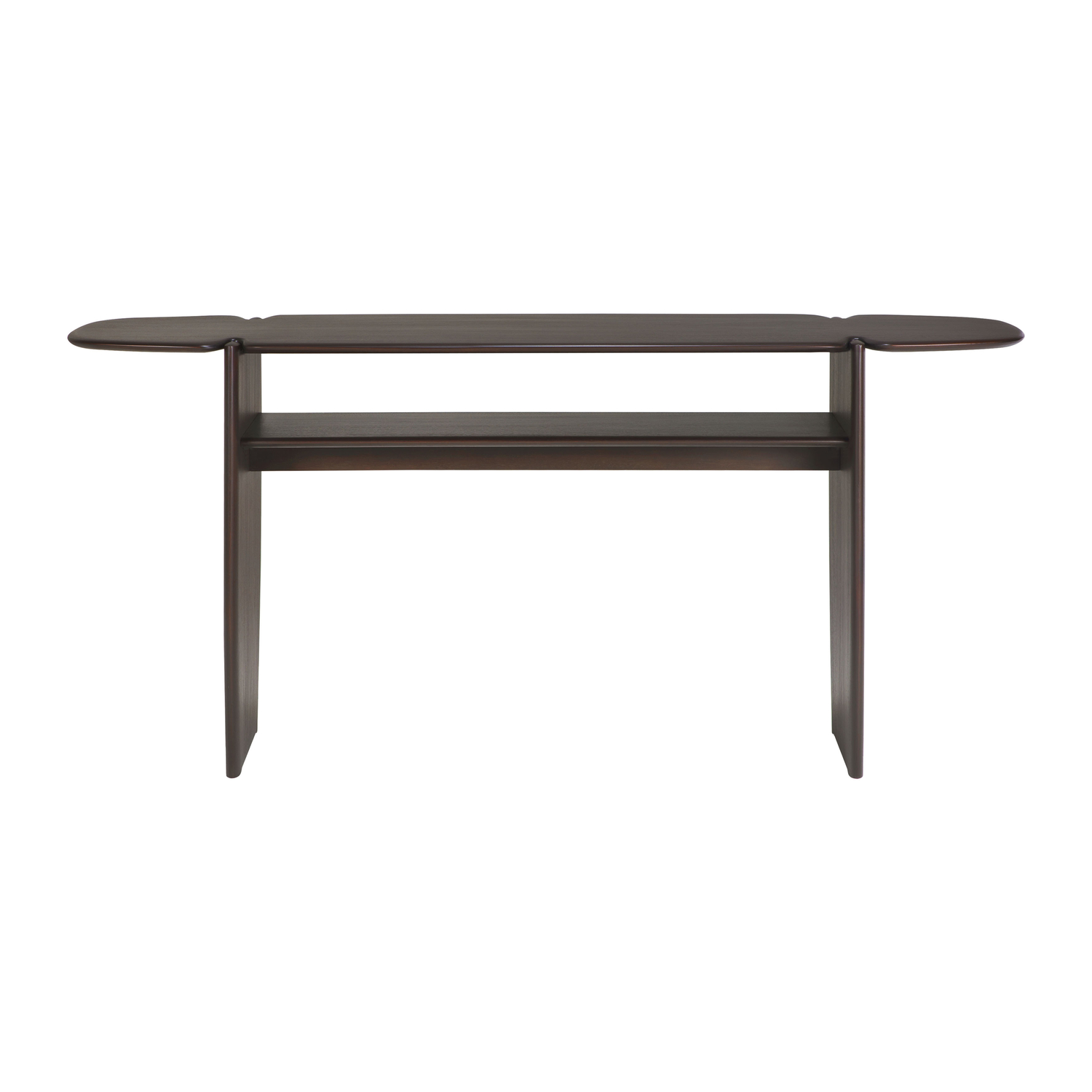 Ethnicraft - Console PI - Marron - Acajou massif teinté - Designer Alain van Havre