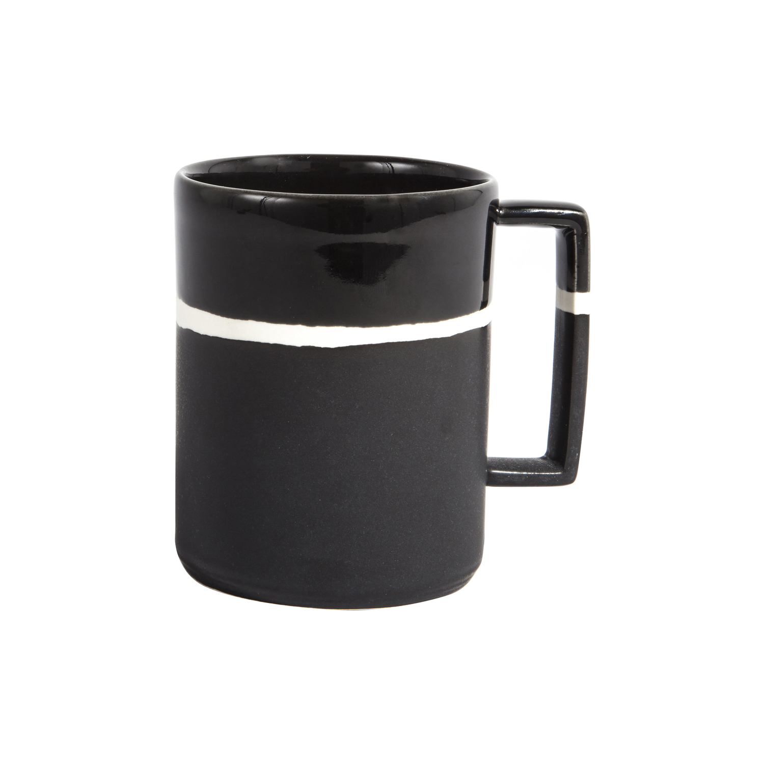 Maison Sarah Lavoine Black - Mug Sicilia - Enamelled Sandstone - Designer Sarah Lavoine
