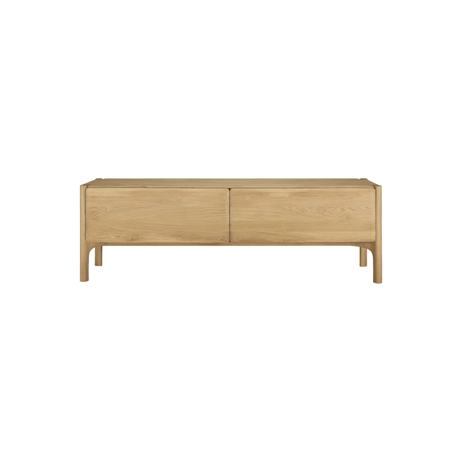 Ethnicraft - TV unit PI - Natural wood - Oiled solid oak - Designer Alain van Havre