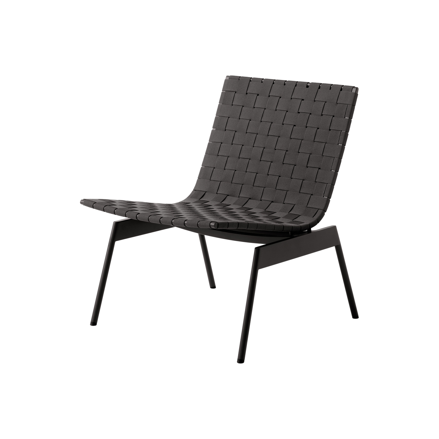 Tradition Black &Tradition - Low Armchair Ville - Polyester Webbing Straps - Designer Anderssen & Voll
