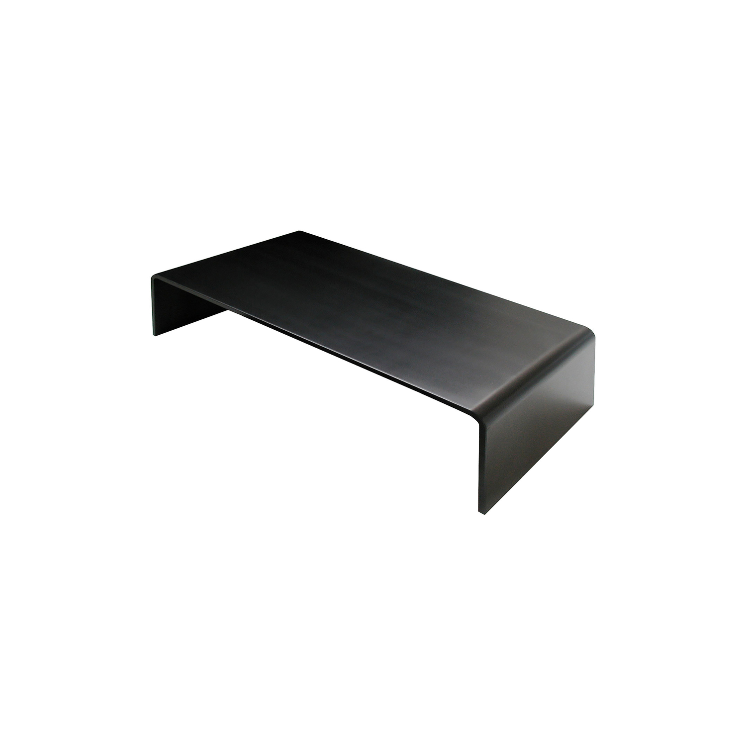 Zeus Black - Coffee Table Solitaire - Phosphated Steel - Designer Maurizio Peregalli