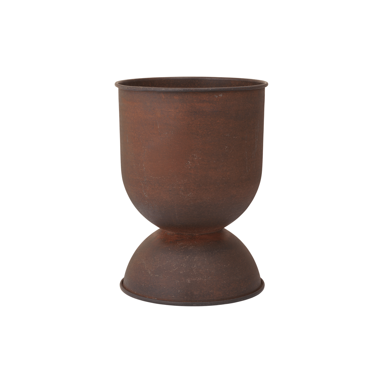 Ferm Living Brown - Flowerpot Hourglass - Steel - Designer Trine Andersen